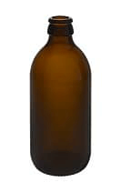 Beer bottle 330ml 29crown Glass amber Alpha